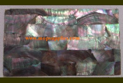 Black MOP glued sheet "A"