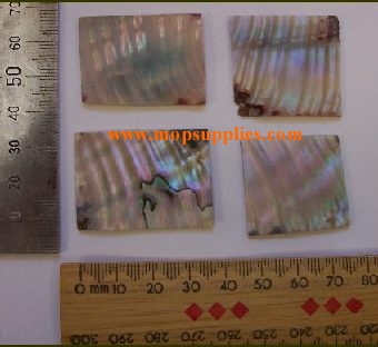 green abalone rippled blanks