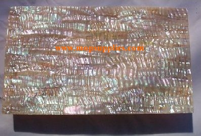 green abalone rippled glued sheets