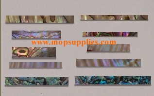 Green abalone strips
