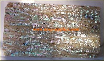 Pink abalone veneers