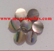 Red abalone dots