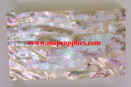 Red abalone glued sheet